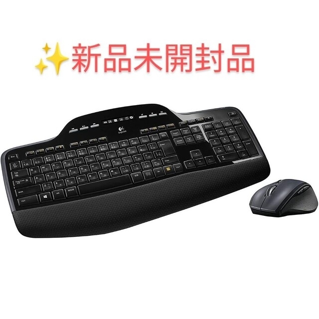 【未開封】ロジクール　ワイヤレスデスクトップ　キーボード　マウス　mk710tPC/タブレット