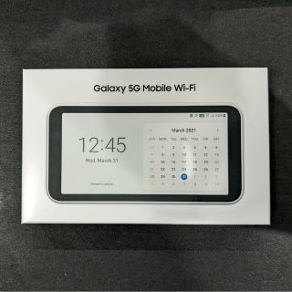 ギャラクシー(Galaxy)のGalaxy 5G Mobile Wi-Fi SCR01SWU ホワイト(その他)