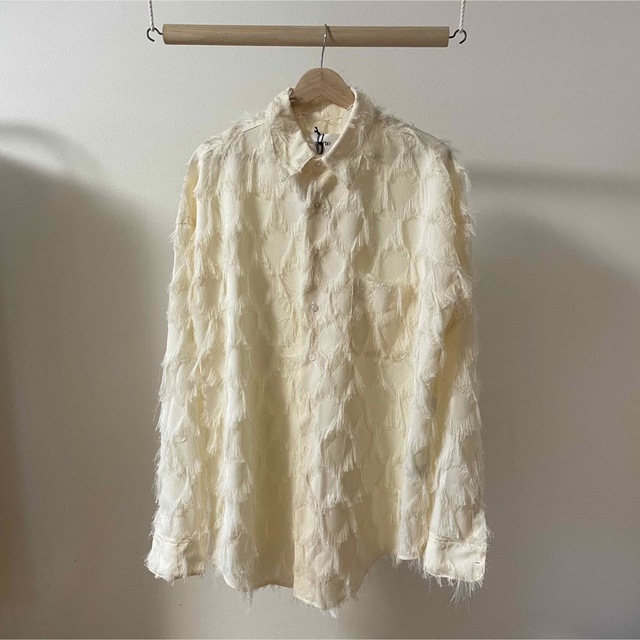 seyto】See through jacquard fringe shirt 経典ブランド 5400円引き ...