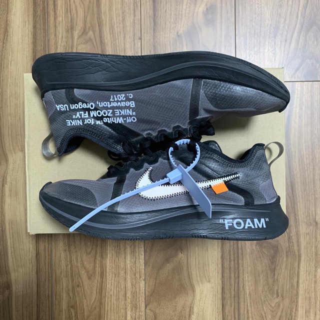 新品 27cm OFF-WHITE x NIKE ZOOM FLY “BLACK