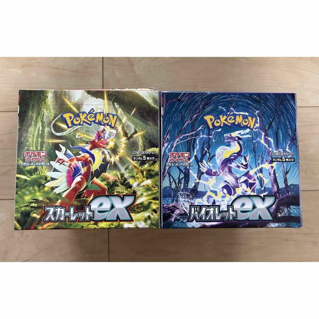 正規品! スカーレットex シュリンク無し 各5box バイオレットex Box+