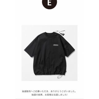 ワンエルディーケーセレクト(1LDK SELECT)の週末値下げ　ennoy×スタイリスト私物×daiwa Tシャツ　ブラックSサイズ(Tシャツ/カットソー(半袖/袖なし))