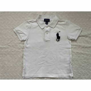 ポロラルフローレン(POLO RALPH LAUREN)のポロラルフローレン　半袖ポロシャツ　3t  100㎝　白(Tシャツ/カットソー)