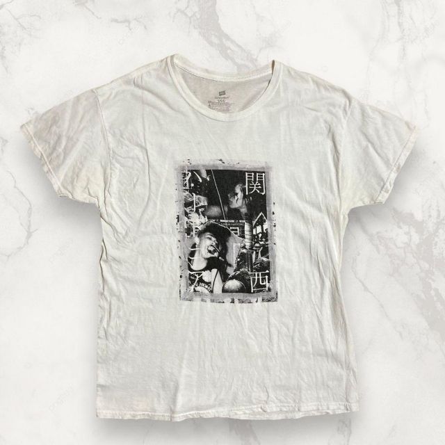 HOQ Hanes 90s 00s 関西　ハードコア　メタル　ロック　バンド T メンズのトップス(Tシャツ/カットソー(半袖/袖なし))の商品写真