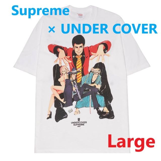 Supreme UNDERCOVER Lupin Tee 白S Face 白S