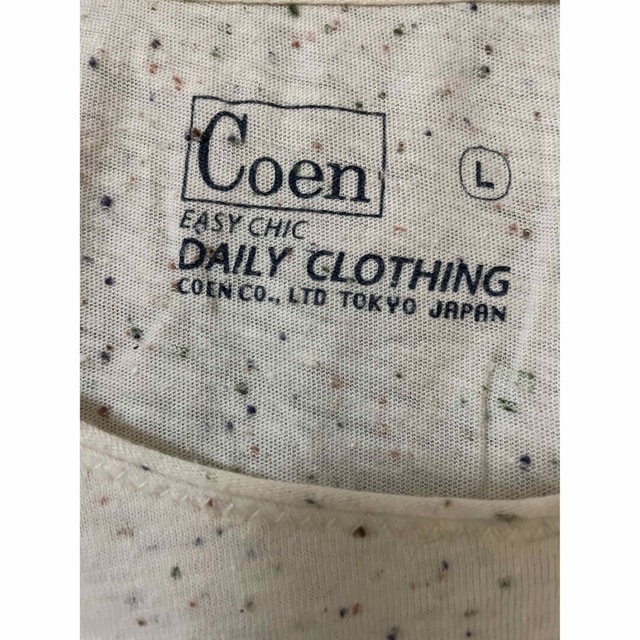 coen(コーエン)のcoen コーエン　長袖Tシャツ レディースのトップス(Tシャツ(長袖/七分))の商品写真