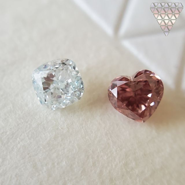 0.17 ct FANCY DEEP ORANGY BROWNISH PINK - リング(指輪)