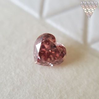 0.17 ct FANCY DEEP ORANGY BROWNISH PINK(リング(指輪))