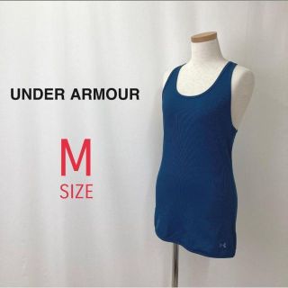 アンダーアーマー(UNDER ARMOUR)のアンダーアーマー UAビクトリータンク3 ネイビー レディース(タンクトップ)