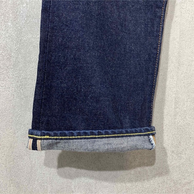 BONCOURA(ボンクラ)の美品 BONCOURA ボンクラ 66モデル 32インチ 濃紺 メンズのパンツ(デニム/ジーンズ)の商品写真