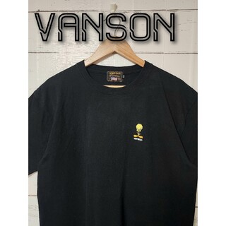 バンソン(VANSON)の《希少》VANSON バンソン Tシャツ 黒 トゥイーティ コラボ XXL(Tシャツ/カットソー(半袖/袖なし))