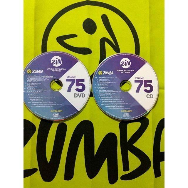 Zumba(ズンバ)のZUMBA　ズンバ　ZIN71 ～ ZIN80　 CD ＆ DVD 20枚セット エンタメ/ホビーのDVD/ブルーレイ(スポーツ/フィットネス)の商品写真