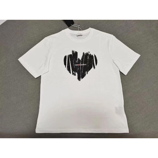 【稀少】サンローランパリ 18SS LOVE1974 Tシャツ S ブラック