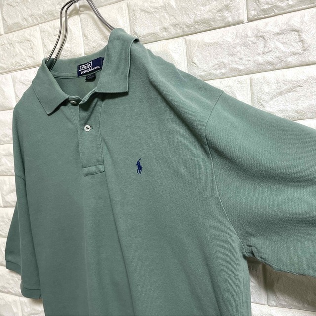 POLO RALPH LAUREN(ポロラルフローレン)のポロラルフローレン　半袖ポロシャツ　ポニー刺繍　メンズ2XLサイズ相当 メンズのトップス(ポロシャツ)の商品写真