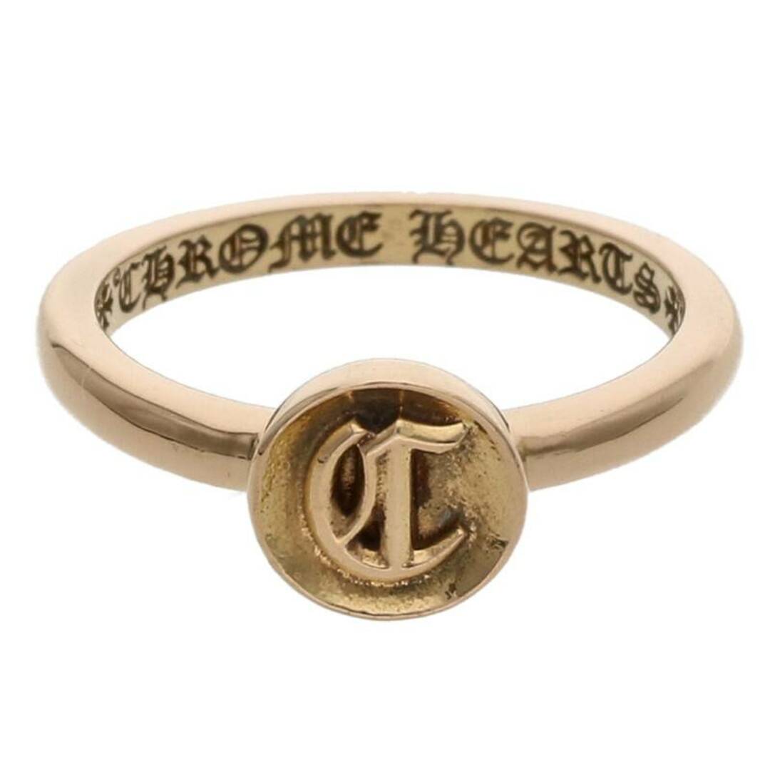 Chrome Hearts(クロムハーツ)のクロムハーツ  22k BBLGM ALPHABET LETTER C/バブルガムアルファベット イエローゴールドリング  メンズ 4号 メンズのアクセサリー(リング(指輪))の商品写真