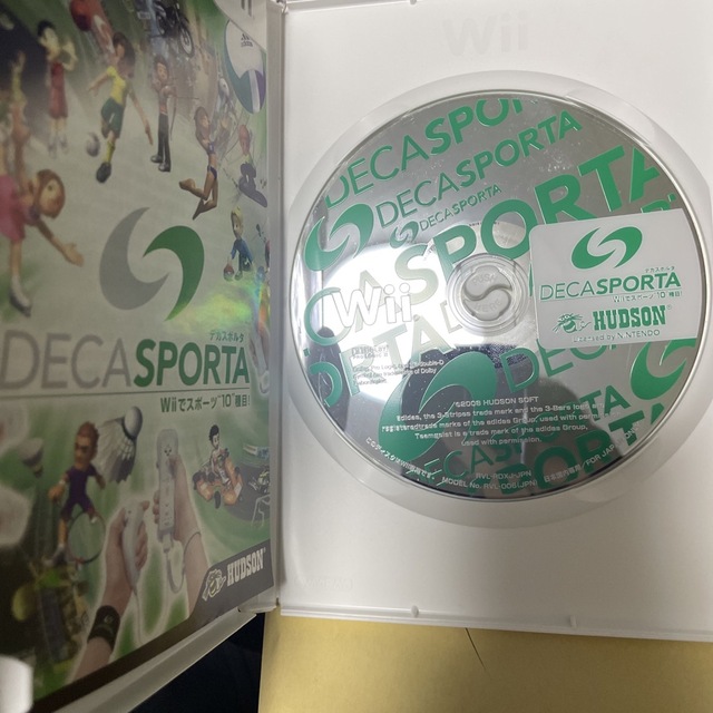 Wii(ウィー)のDECA SPORTA デカスポルタ　Wiiでスポーツ“10”種目！ Wii エンタメ/ホビーのゲームソフト/ゲーム機本体(家庭用ゲームソフト)の商品写真