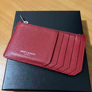 極美品 Yves saint Laurent  コインケース ボルドー 小銭入れ