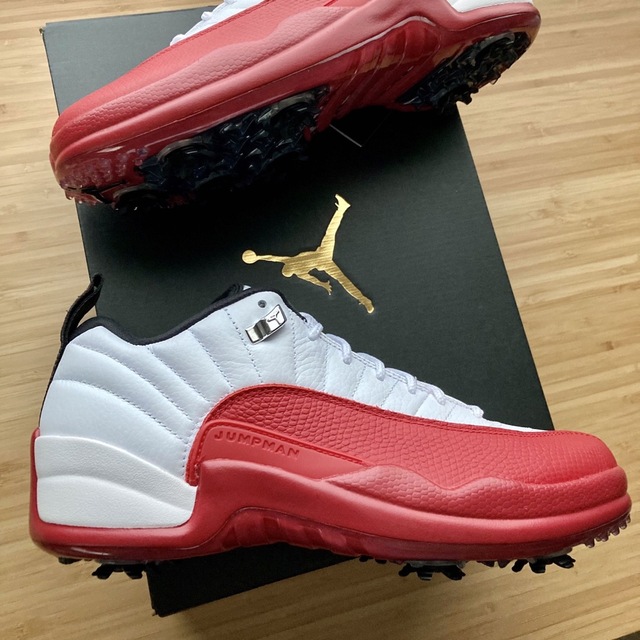 新品 希少 AIR JORDAN 12 LOW GOLF \