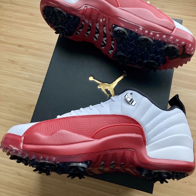 新品 希少 AIR JORDAN 12 LOW GOLF \