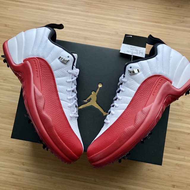 新品 希少 AIR JORDAN 12 LOW GOLF \