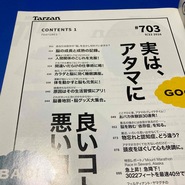 Tarzan (ターザン) 2016年 9/22号 エンタメ/ホビーの雑誌(その他)の商品写真