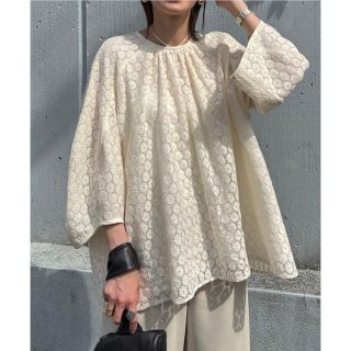 クラネ(CLANE)のCLANE FLORETS LACE CURVE TOPS(シャツ/ブラウス(長袖/七分))