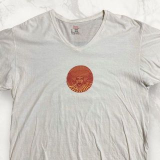 HNU Hanes 90s 00s 白 ジミ・ヘンドリックス　Vネック　バンドT(Tシャツ/カットソー(半袖/袖なし))