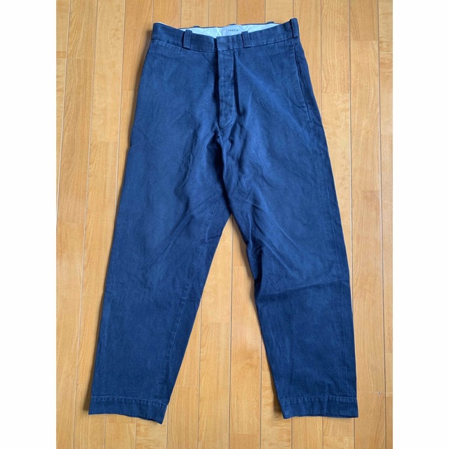 YAECA WIDE TAPERED CHINO CLOTH PANTS