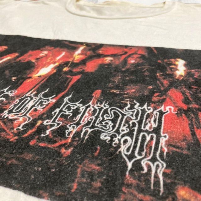 HNP  90s 00s  白 クレイドルオブフィルス　バンド Tシャツ メンズのトップス(Tシャツ/カットソー(半袖/袖なし))の商品写真