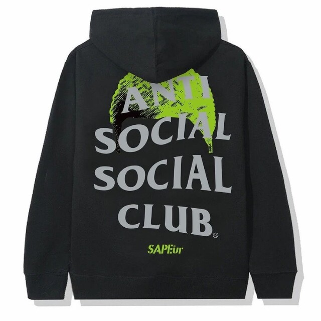 SAPEur x ANTI SOCIAL SOCIAL CLUB フーディー M