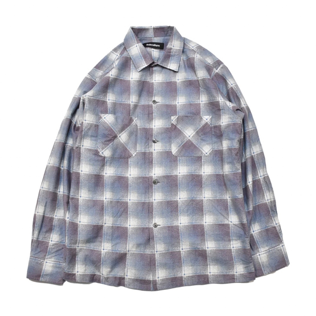 subculture OMBRE CHEC PRINT NEL SHIRT メンズのトップス(シャツ)の商品写真