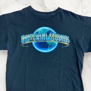 HNK 90s 00s  黒 ユニバーサルスタジオ　ハリウッド　ロゴ Tシャツ(Tシャツ/カットソー(半袖/袖なし))
