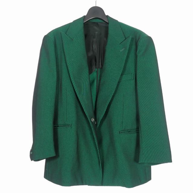 SYU.HOMME/FEMM ウール テーラードジャケット ブレザー 1 緑