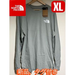 ザノースフェイス(THE NORTH FACE)の新品ノースフェイス　ロングTシャツBOX NSE TEE NF0A4762 XL(Tシャツ/カットソー(七分/長袖))