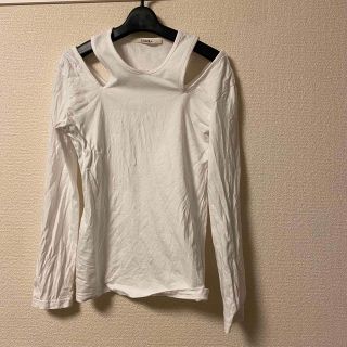 limi feu カッティング　肩開き　Tシャツ　カットソー　肩出し