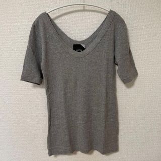 エイトン(ATON)のATON エイトン　カットソー　サイズ01(Tシャツ(半袖/袖なし))