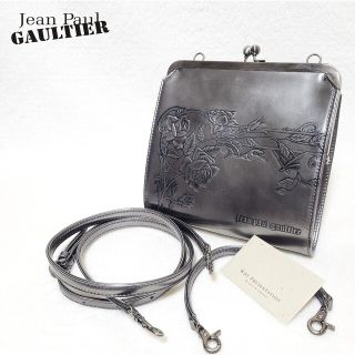 ジャンポールゴルチエ(Jean-Paul GAULTIER)の稀少 ジャンポール ゴルチエ　2WAY ショルダーバッグ ガマ口 ニューローズ(ショルダーバッグ)