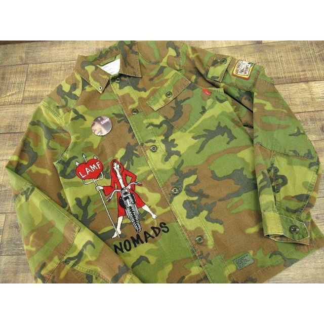 即日出荷 名作 wtaps ダブルタップス JUNGLE L S LAMF S 迷彩 リール