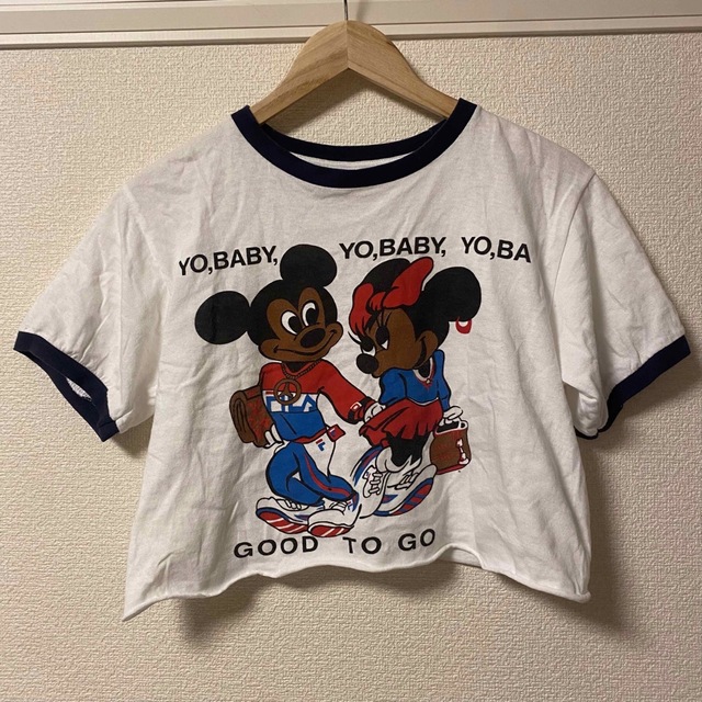 Lochie(ロキエ)のvintage disney 　ミッキー　Tシャツ　ブート　80s 古着 メンズのトップス(Tシャツ/カットソー(半袖/袖なし))の商品写真