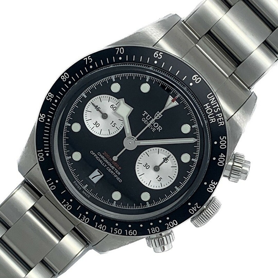 チューダー/チュードル TUDOR ブラックベイクロノグラフ 79360N ブラック SS 自動巻き メンズ 腕時計