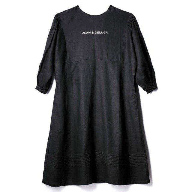 DEAN & DELUCA(ディーンアンドデルーカ)のDEAN＆DELUCA×BEAMS COUTURE　かっぽうぎドレス　ブラック インテリア/住まい/日用品のキッチン/食器(その他)の商品写真