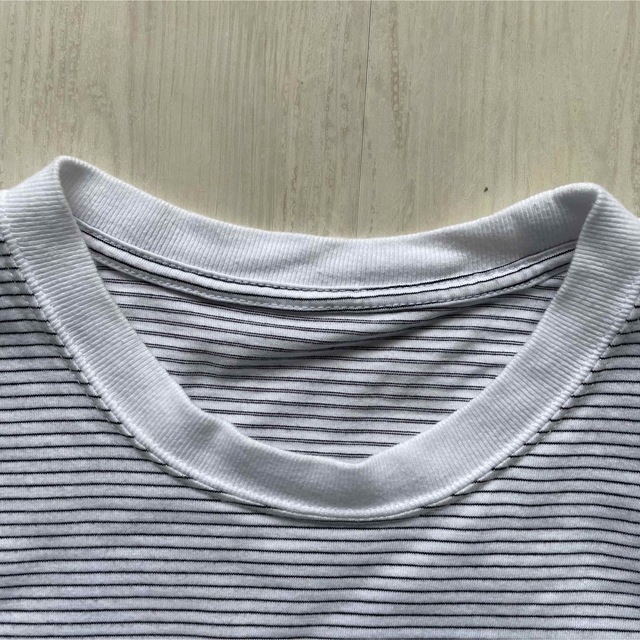 1LDK SELECT(ワンエルディーケーセレクト)のthe ennoy professinal エンノイtシャツボーダーSホワイト メンズのトップス(Tシャツ/カットソー(半袖/袖なし))の商品写真
