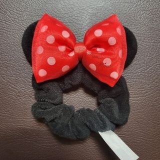 ディズニー(Disney)のミニーマウス　シュシュ　ヘアアクセサリー　ディズニー(キャラクターグッズ)