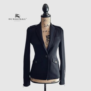 BURBERRY - BURBERRY LONDON バーバリーロンドン ジャケット ブラック BURBERRY - BURBERRY LONDON バーバリーロンドン ジャケット ブラック