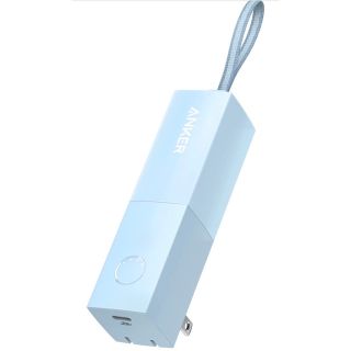 アンカー(Anker)のAnker 511 Power Bank ブルー　モバイルバッテリー(バッテリー/充電器)