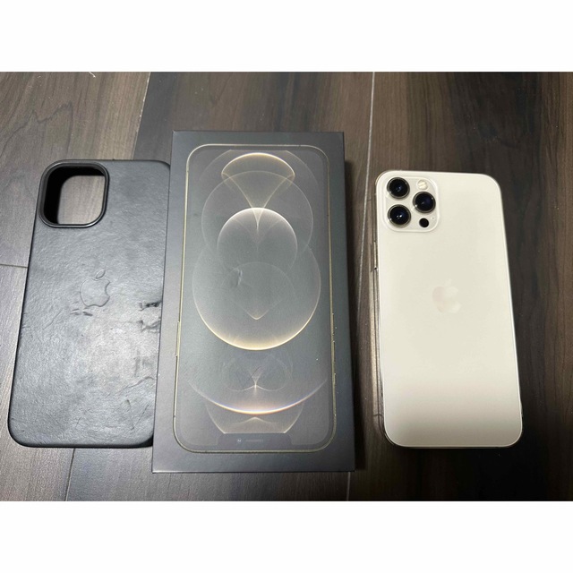 美品】iPhone12 ProMax ゴールド 128GB SIMフリー - スマートフォン本体