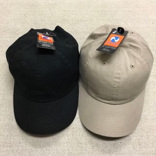 ニューハッタン(newhattan)の新品 ニューハッタン キャップ 帽子 cap レディースメンズ 黒カーキ 2個(その他)