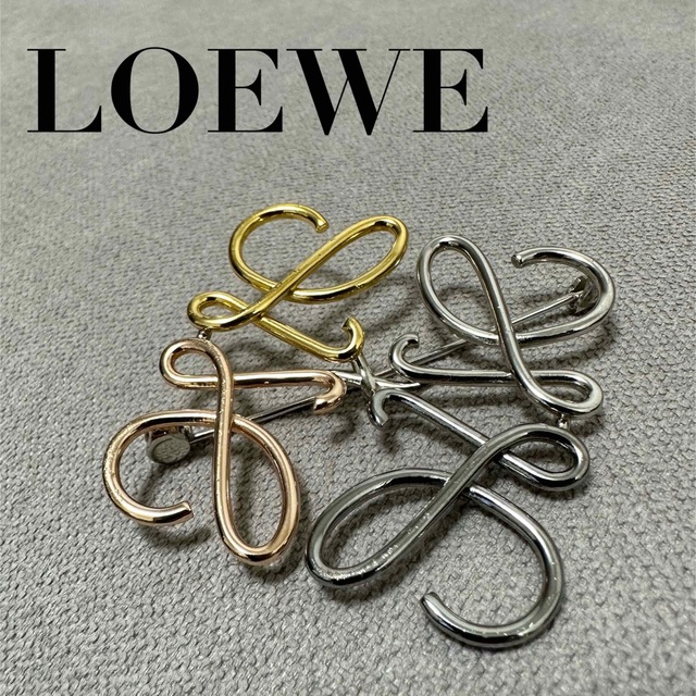 LOEWE ロエベ アナグラムブローチ マルチカラー 新しい到着 www.gold