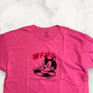 HOU FRUIT 90s 00s 猫　レコード　WFMU　JERSEYCITY(Tシャツ/カットソー(半袖/袖なし))