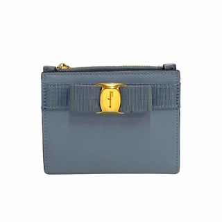 サルヴァトーレフェラガモ 財布(レディース)(ブルー・ネイビー/青色系